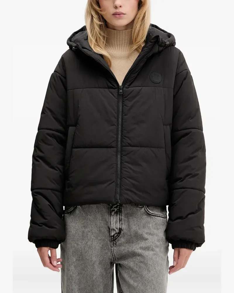 HUGO BOSS Gefütterte Kapuzenjacke - Schwarz Schwarz