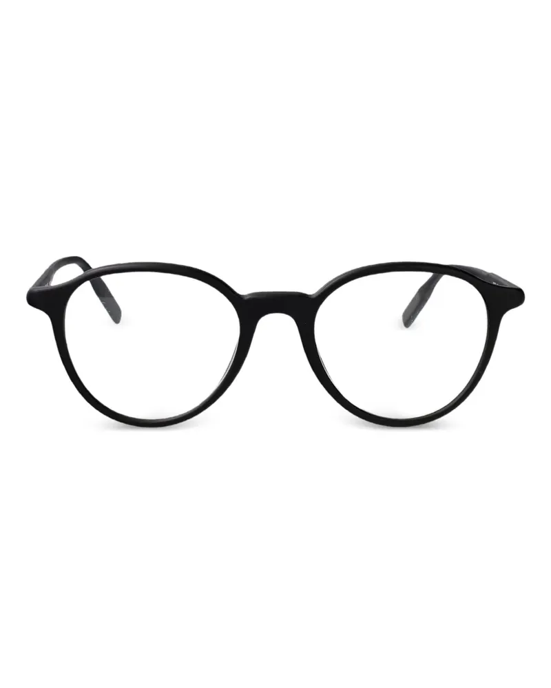 Montblanc Brille mit rundem Gestell - Schwarz Schwarz