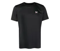 T-Shirt mit Logo-Print - Schwarz