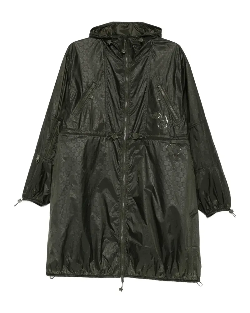 The North Face x Cecilie Bahnsen zip-up hooded raincoat - Grün Grün
