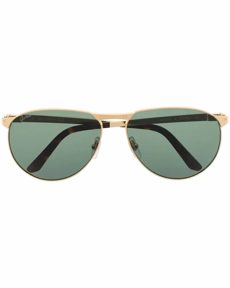 Cartier Santos de Cartier Pilotenbrille - Gold Gold