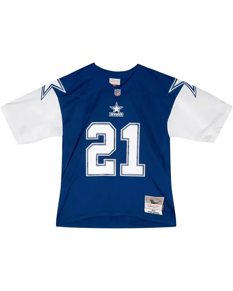 Mitchell & Ness NFL Dark "Cowboys 1995 Deion Sanders" Trikot - Blau Blau