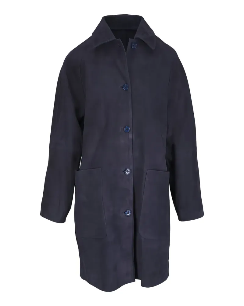 Dorothee Schumacher button-up pocket-detail coat - Blau Blau