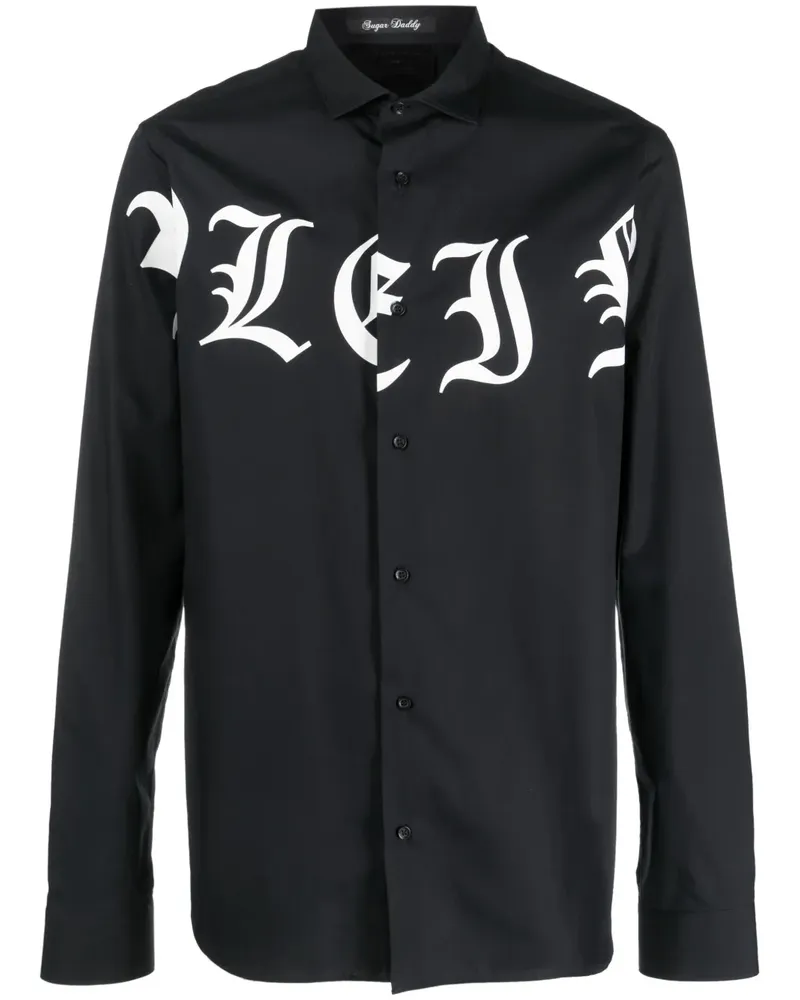Philipp Plein Sugar Daddy Hemd - Schwarz Schwarz