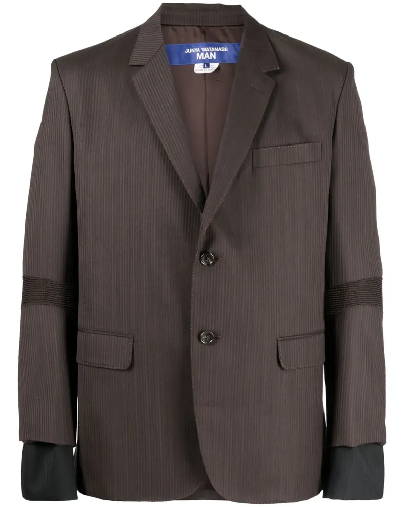 Junya Watanabe Sakko mit Einsätzen - Braun Braun