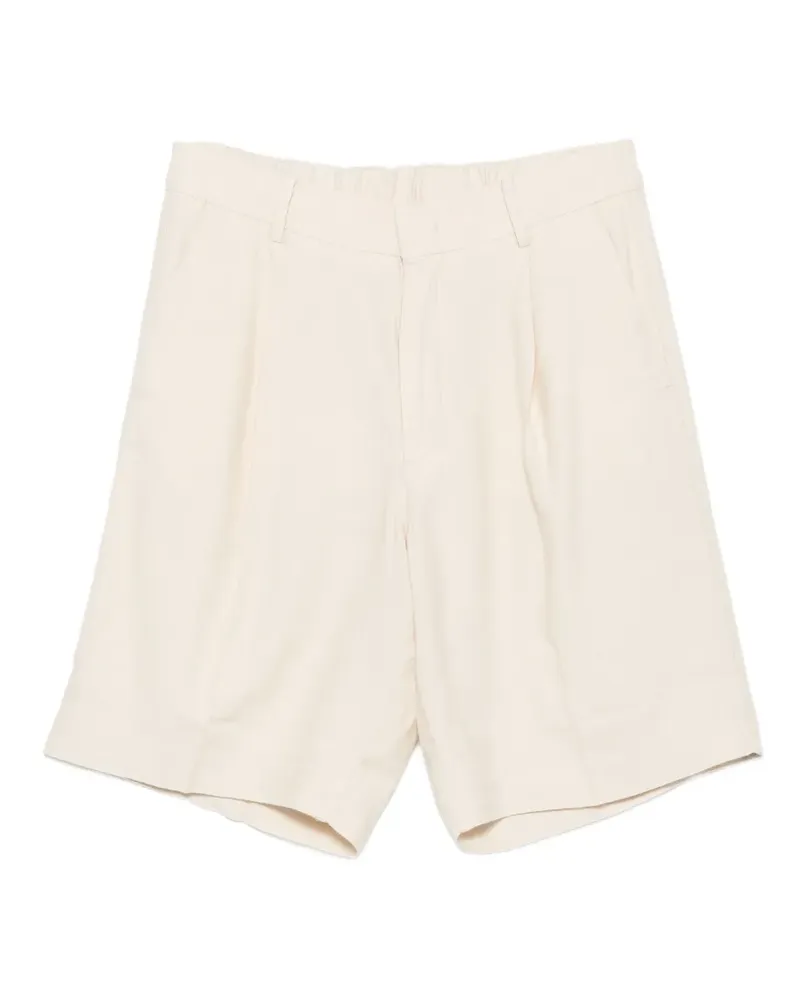 NN 07 pleated-waistband shorts - Nude Nude