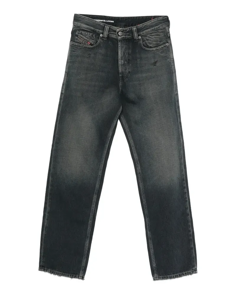 Diesel 1988 D-ARK distressed-finish straight-leg jeans - Blau Blau