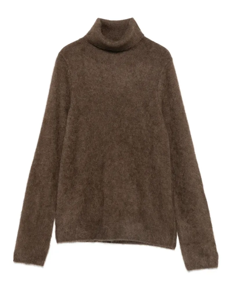 P.A.R.O.S.H. P.A.R.O H. Gestrickter Rollkragenpullover - Braun Braun