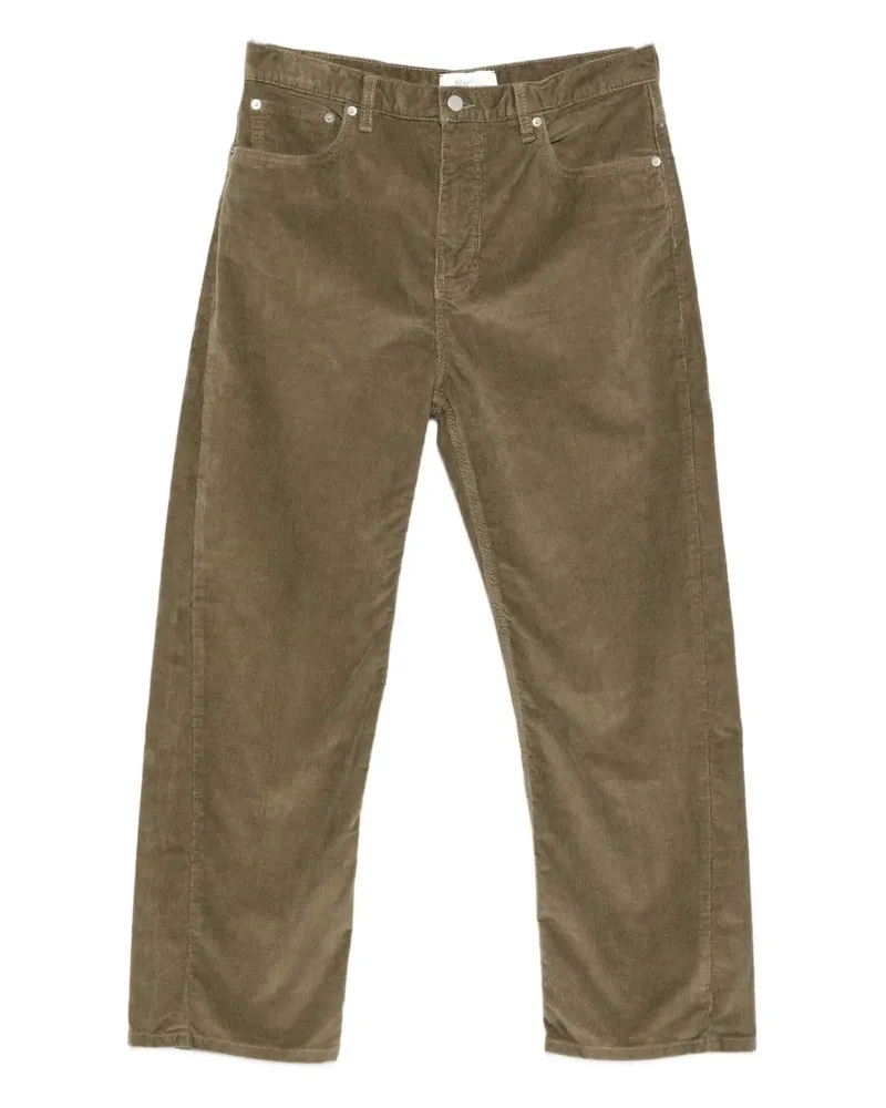 Studio Nicholson Hose aus Cord - Grün Grün