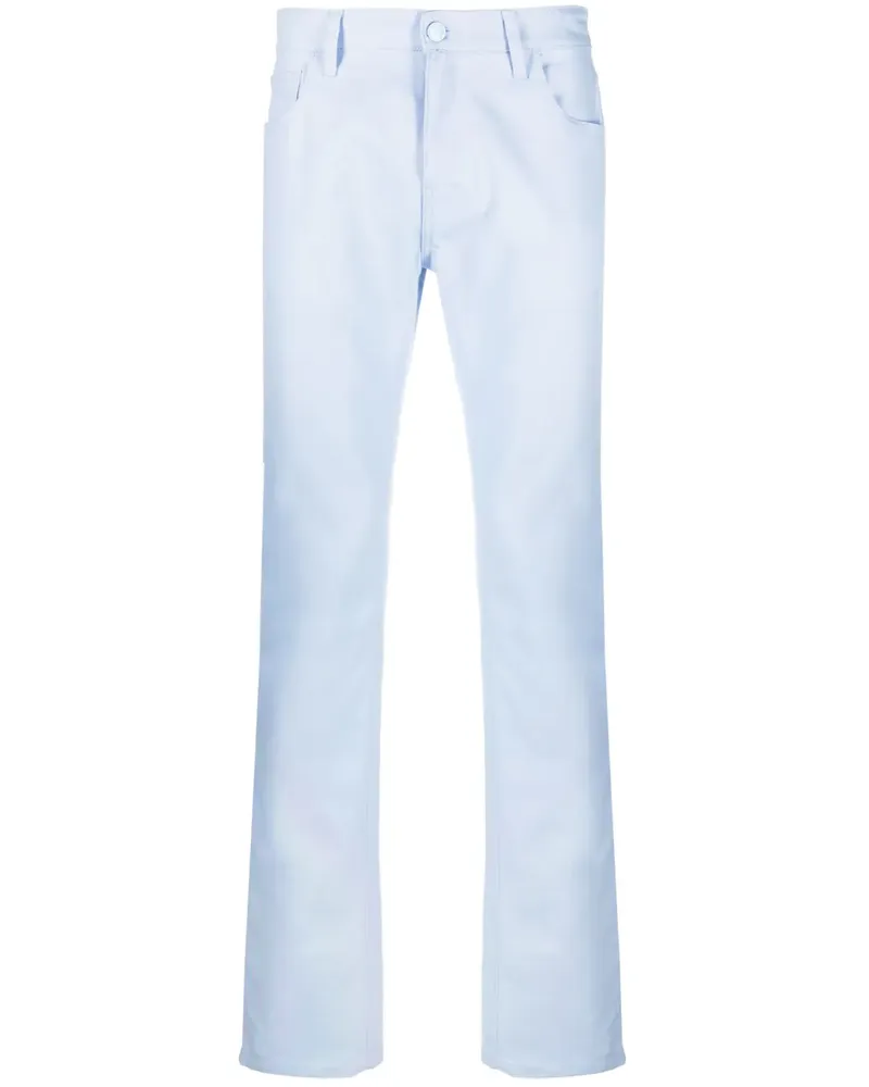 Raf Simons Klassische Slim-Fit-Jeans - Blau Blau