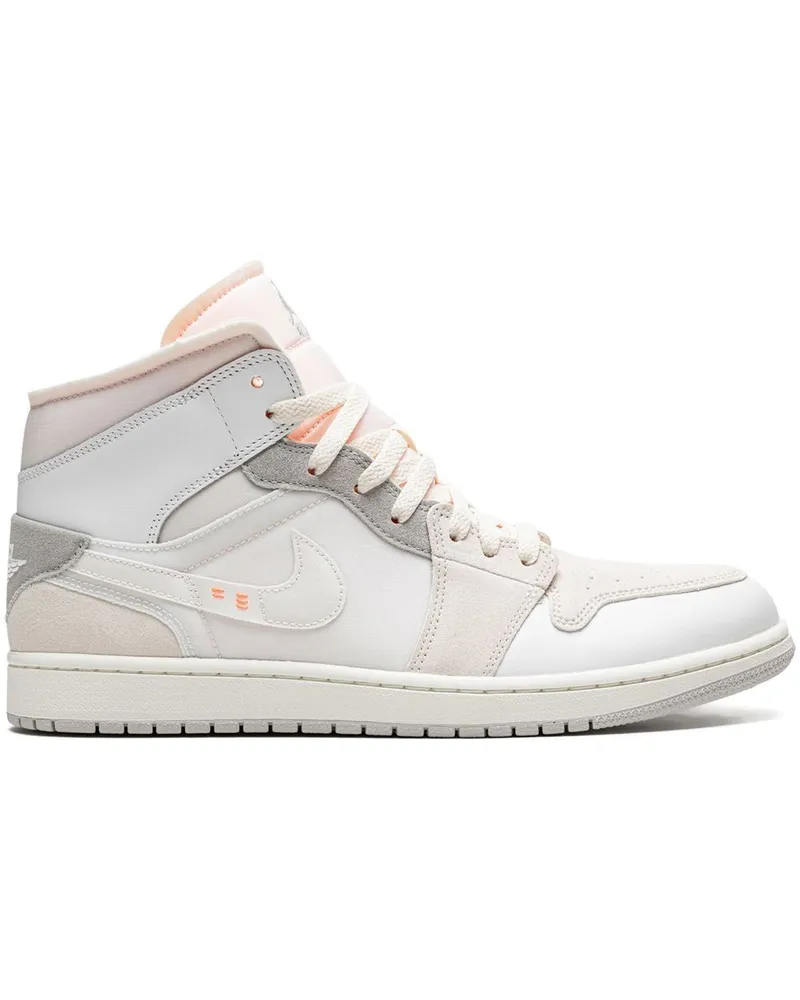 Jordan Air  1 Mid Inside Out Sneakers - Nude Nude
