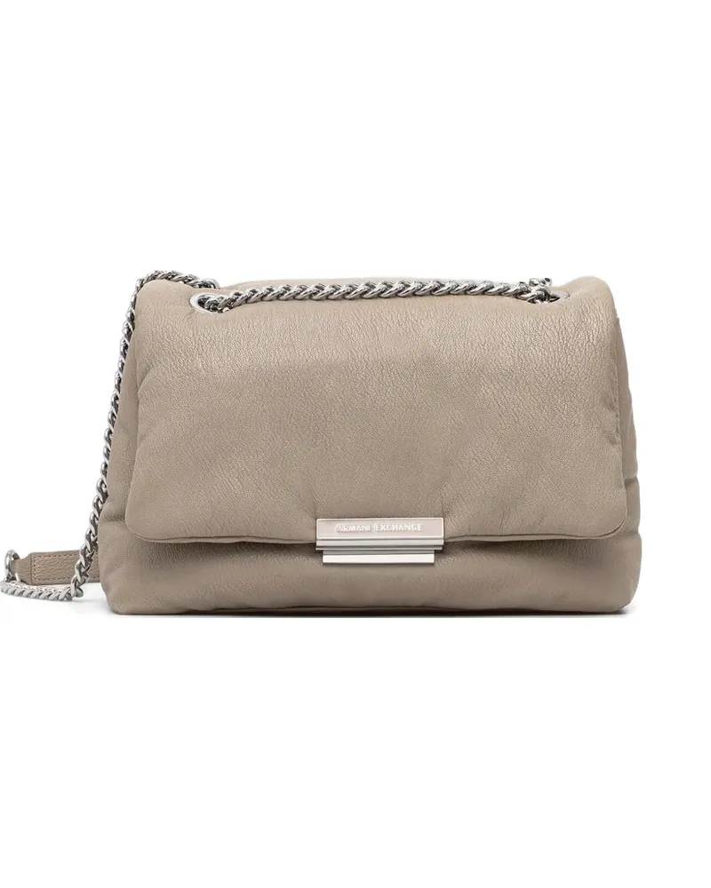 Armani Exchange Gesteppte Schultertasche - Nude Nude