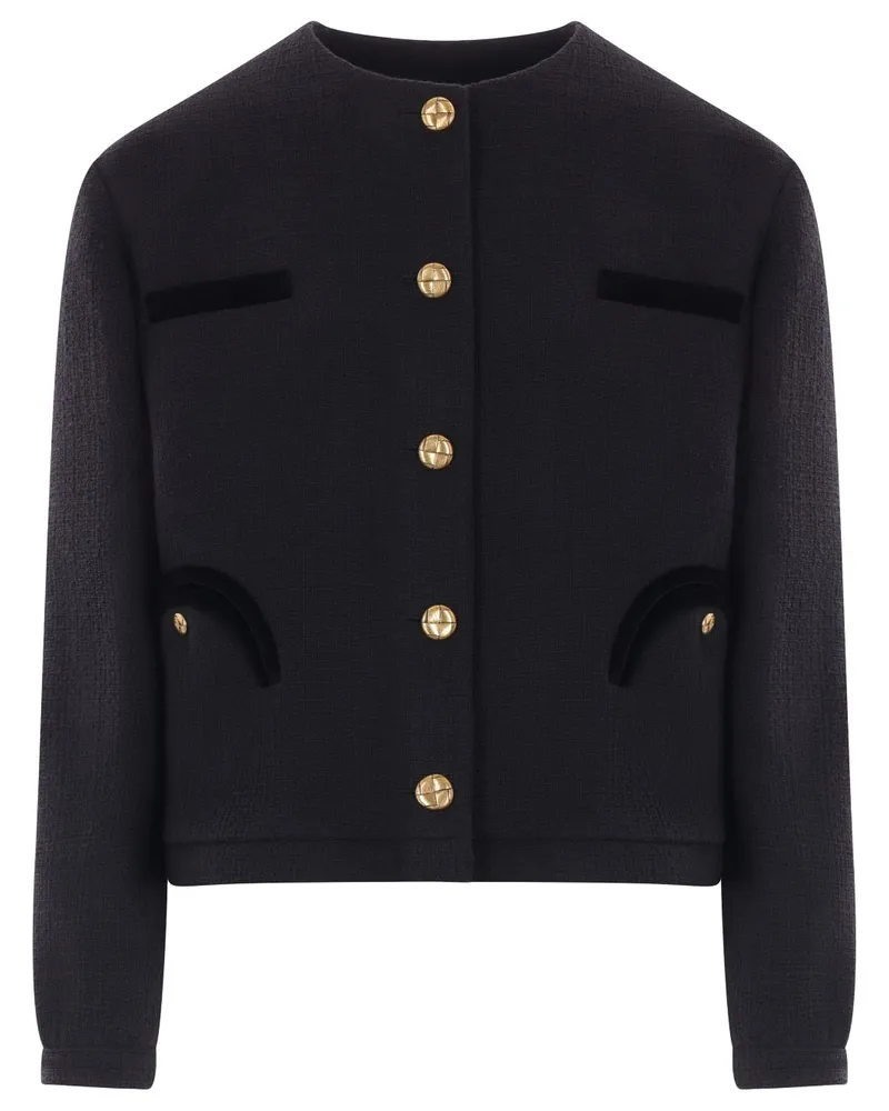 Blazé Milano Cropped-Bolero - Schwarz Schwarz