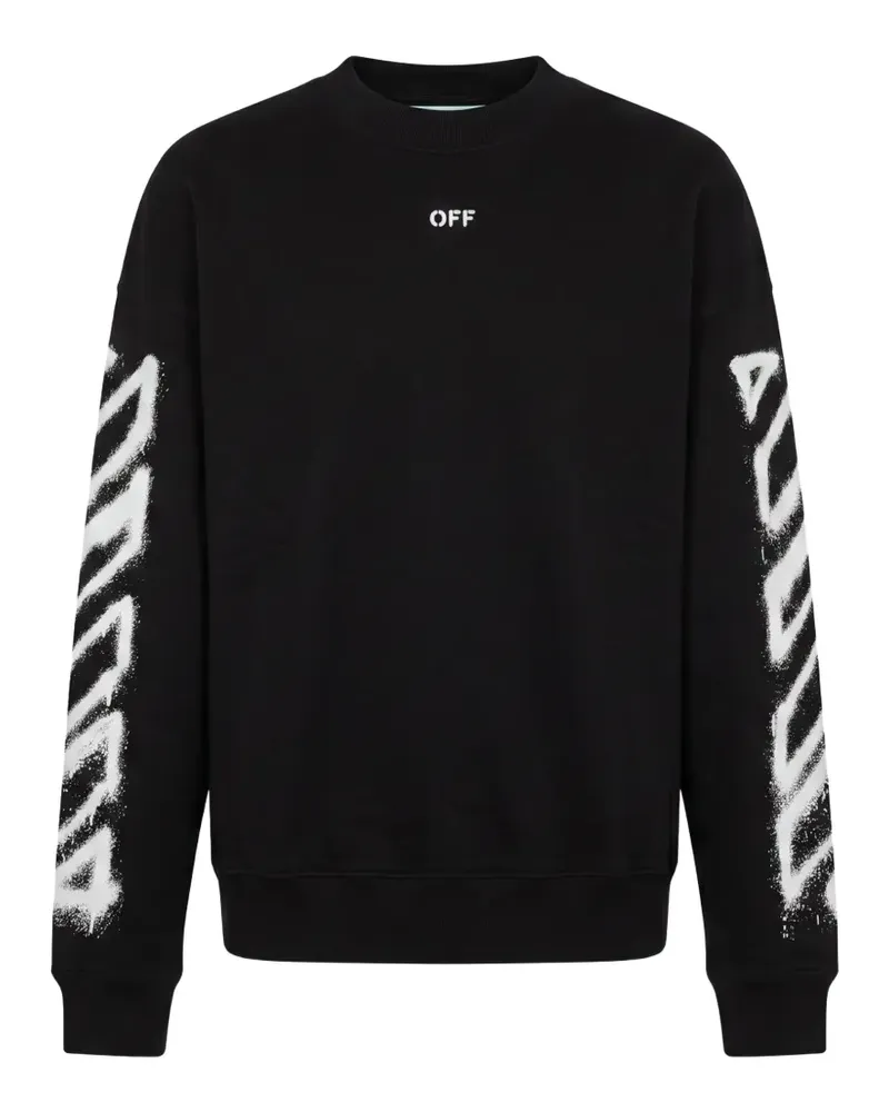 OFF-WHITE Arrows spray-paint sweatshirt - Schwarz Schwarz