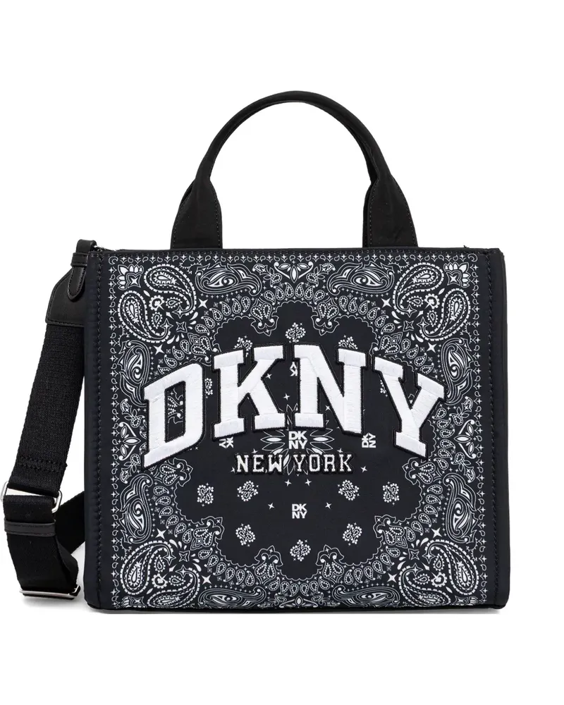 DKNY Shopper mit Paisley-Print - Schwarz Schwarz
