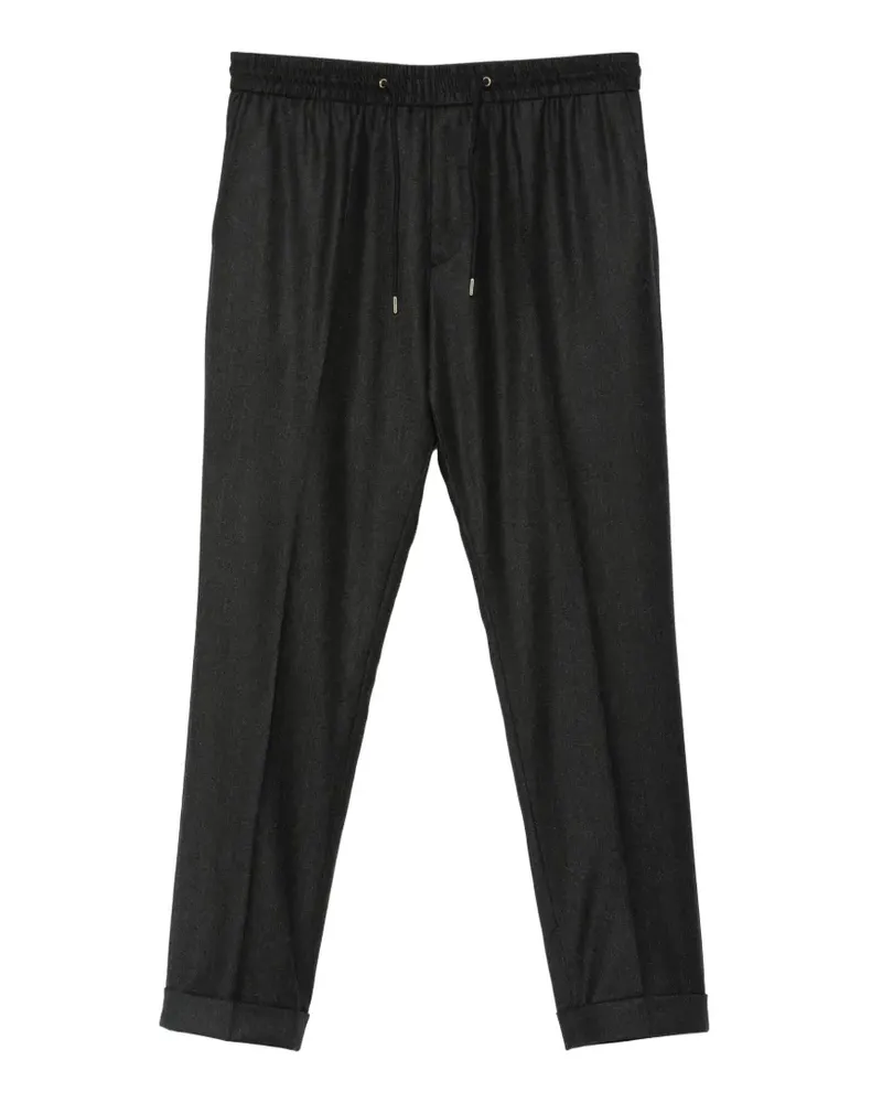 Paul Smith Hose mit umgeschlagenem Saum und Kordelzug - Grau Grau