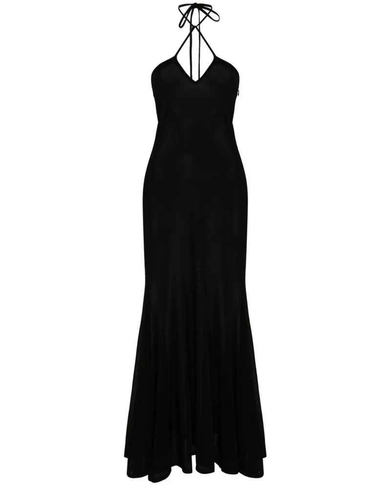 Tom Ford Neckholder-Maxikleid Schwarz