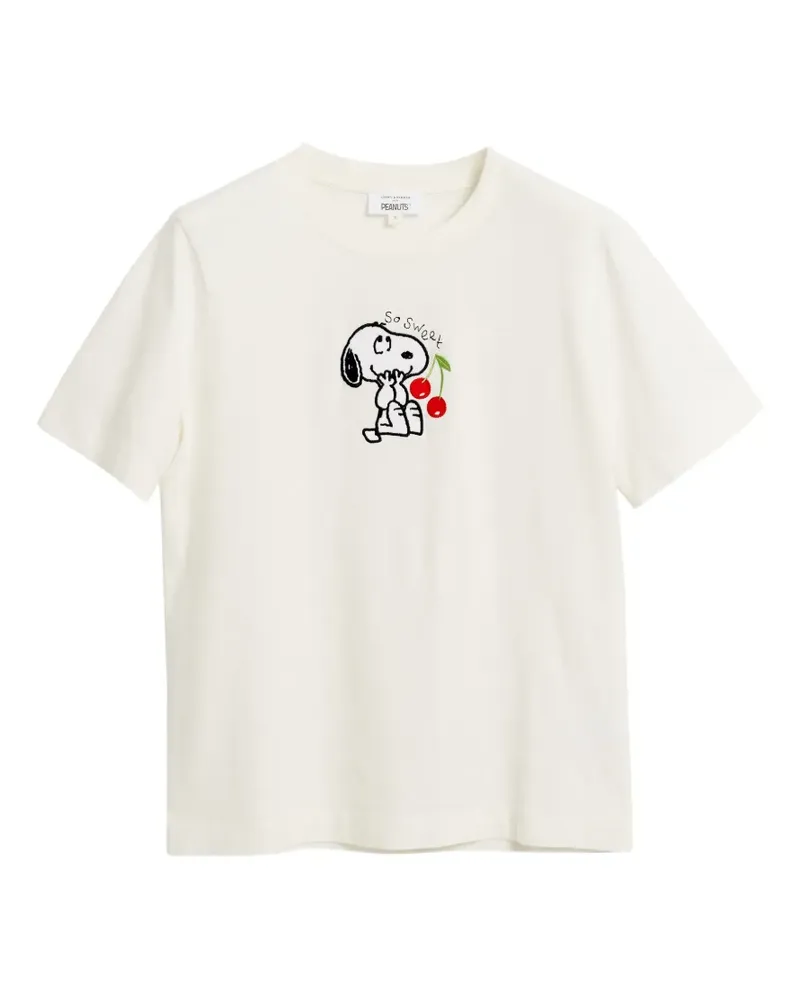 Chinti & Parker Snoopy Cherry T-Shirt - Weiß Weiß