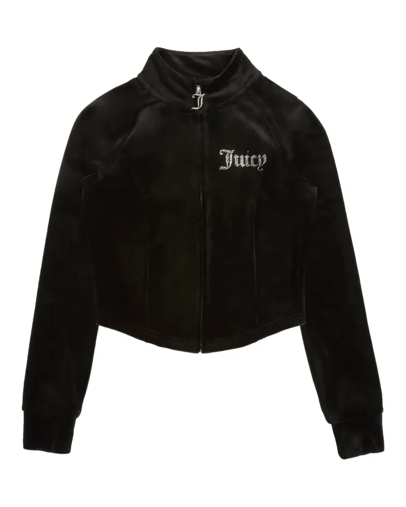 Juicy Couture Sweatshirt mit Reißverschluss - Schwarz Schwarz