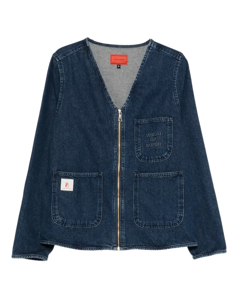 Vision Of Super pockets zipped jacket - Blau Blau