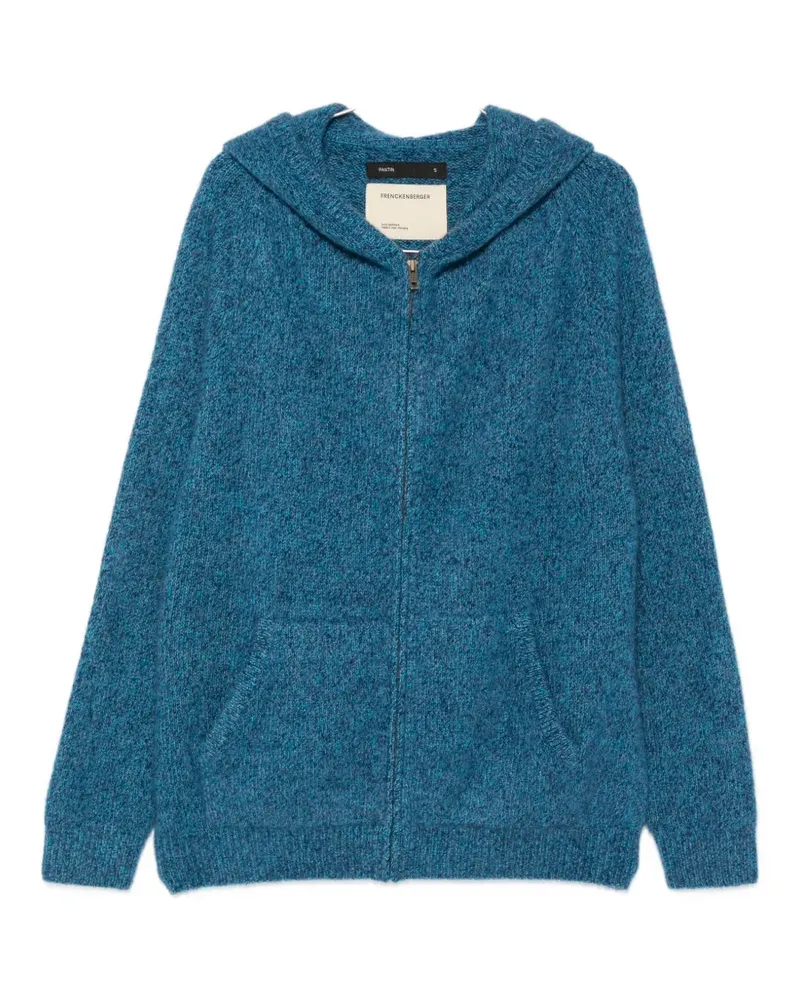 Frenckenberger Cardigan mit Reißverschluss - Blau Blau