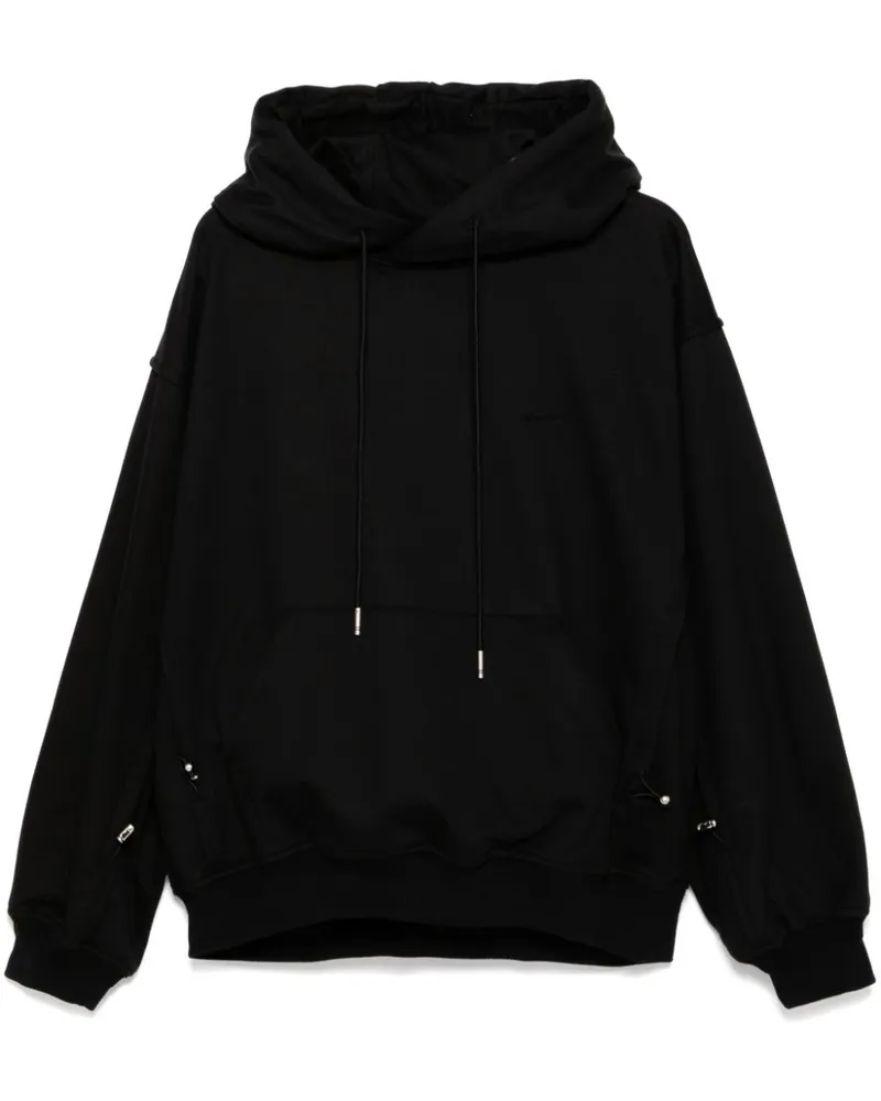 SONGZIO Escape Batman Hoodie mit Flügeln - Schwarz Schwarz