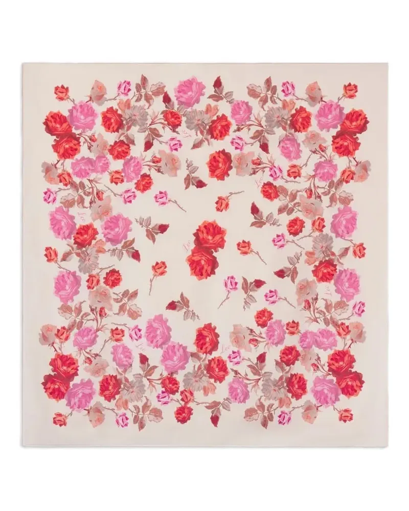 Frame Denim Lucky Schal mit Blumen-Print - Rosa Rosa