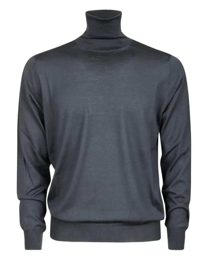 Alpha Industries Pullover mit Rollkragen - Grau Grau