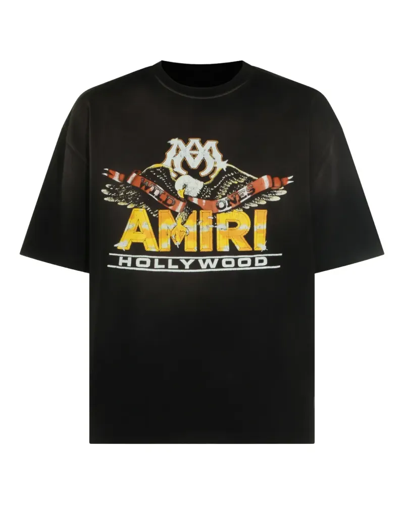 Amiri graphic-print T-shirt - Schwarz Schwarz