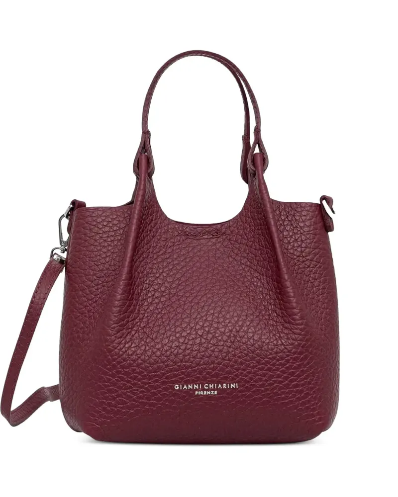 Gianni Chiarini Kleine Dua Mini-Tasche aus gekörntem Leder - Rot Rot