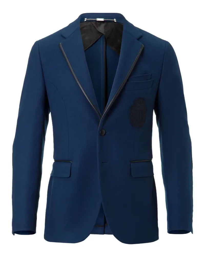 Billionaire Ervin elbow-patch blazer - Blau Blau