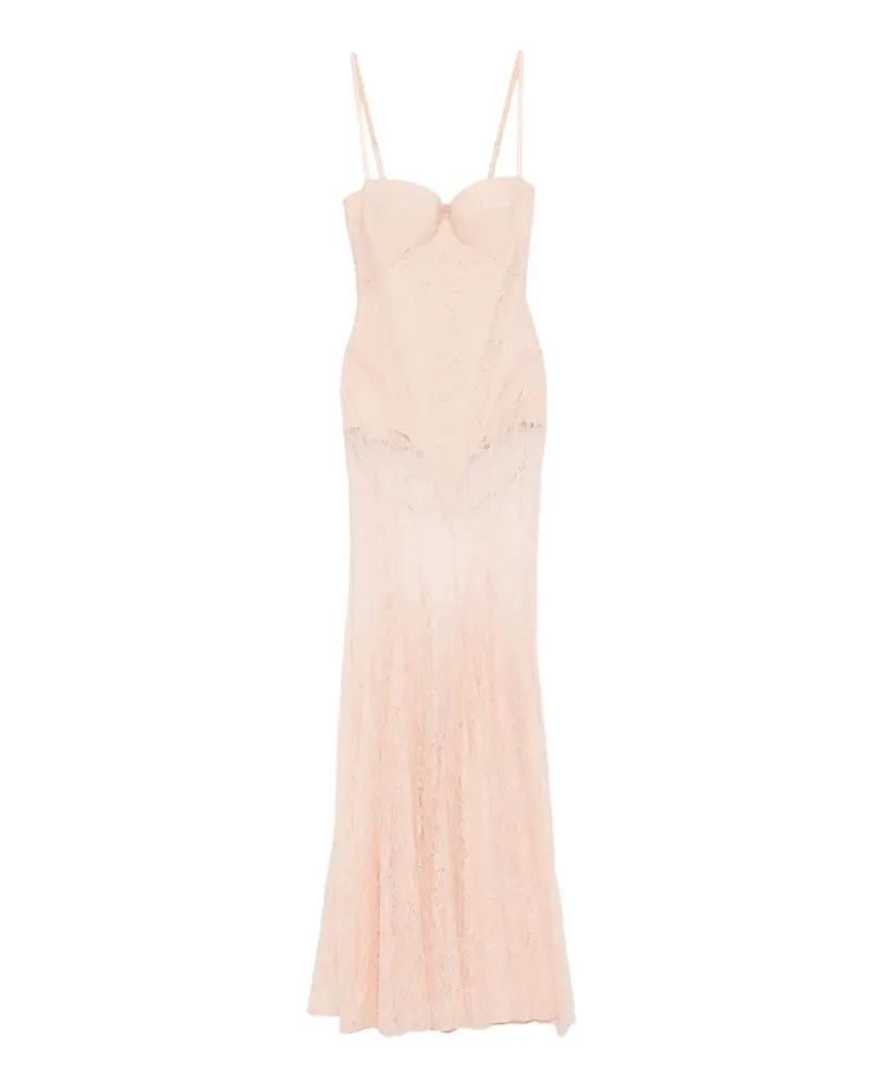 Elisabetta Franchi lace maxi dress - Rosa Rosa