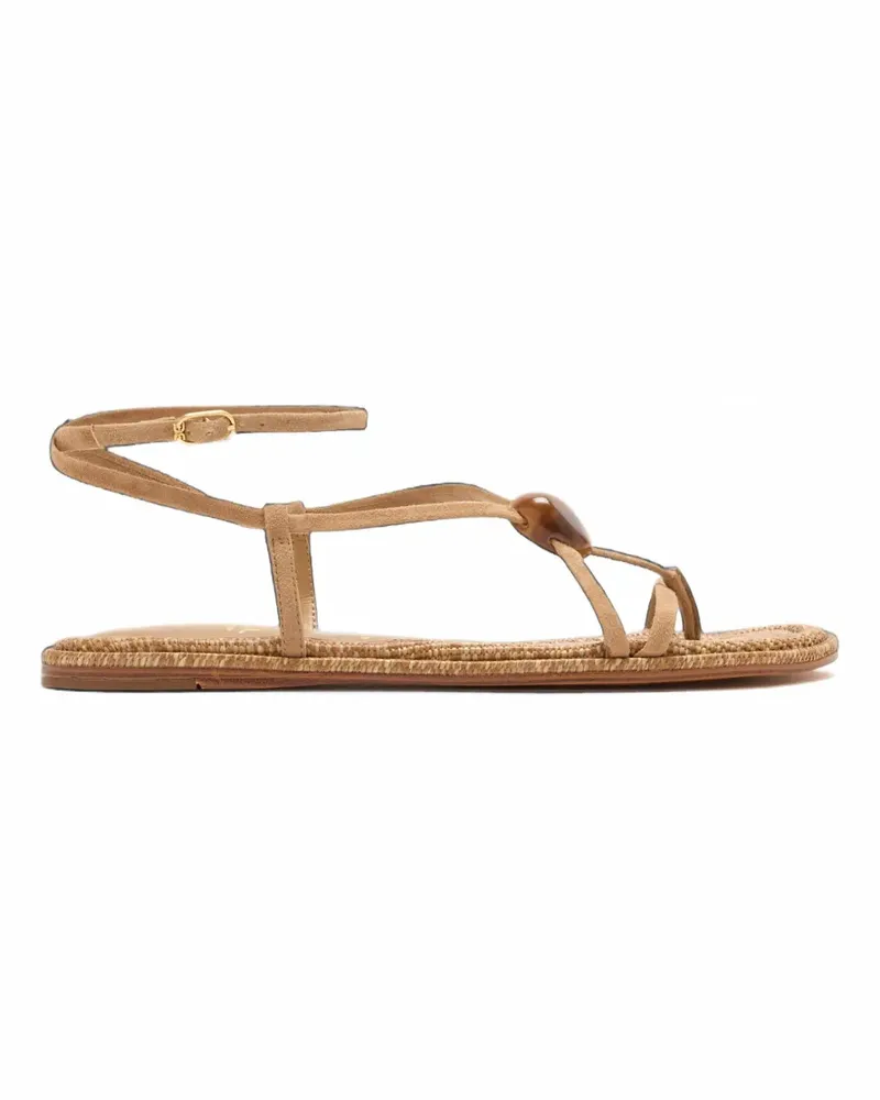 Sam Edelman Rillie strappy suede sandals - Nude Nude