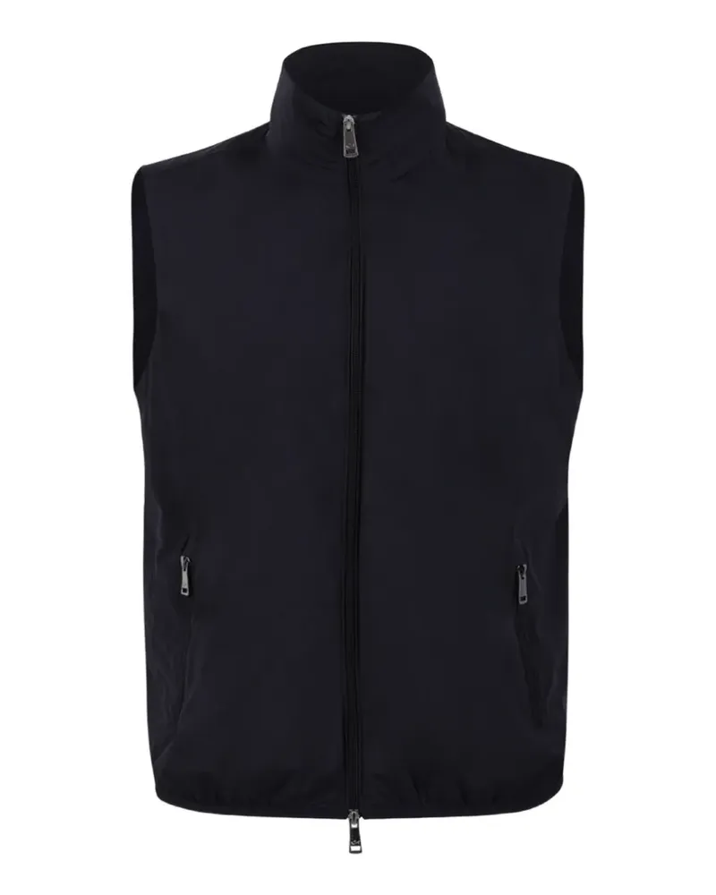Paul & Shark wool zip gilet - Blau Blau