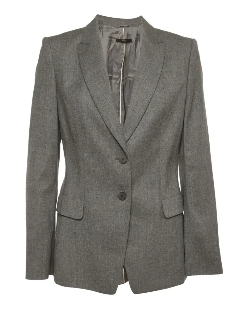 HUGO BOSS Einreihiges Juicyrel Sakko - Grau Grau