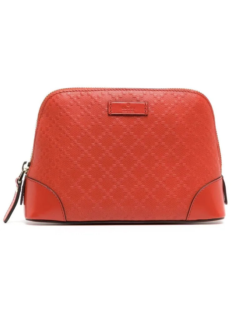 Gucci Tasche mit Logo-Patch - Orange Orange