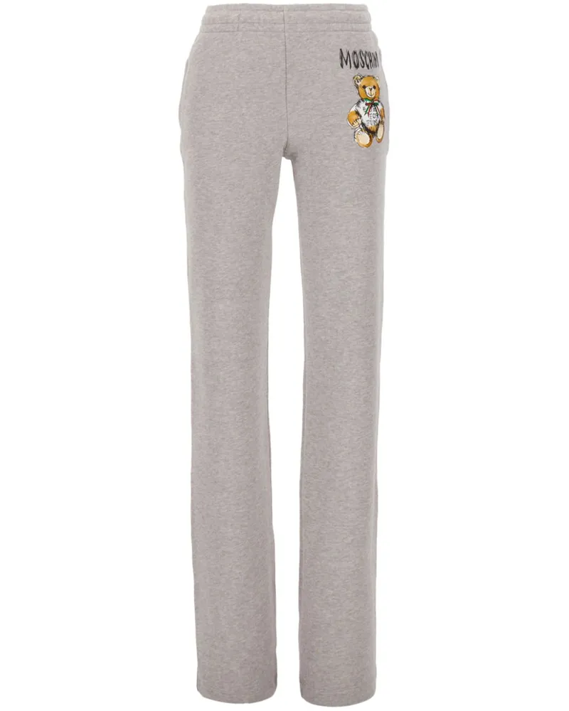 Moschino Jogginghose mit Bären-Print - Grau Grau