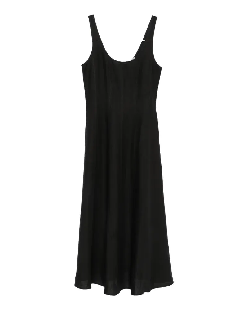 MARELLA EMMCinema sleeveless midi dress - Schwarz Schwarz