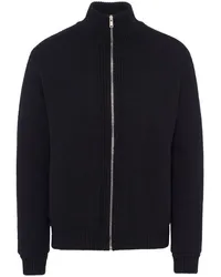 Prada Cardigan mit Triangel-Logo Schwarz