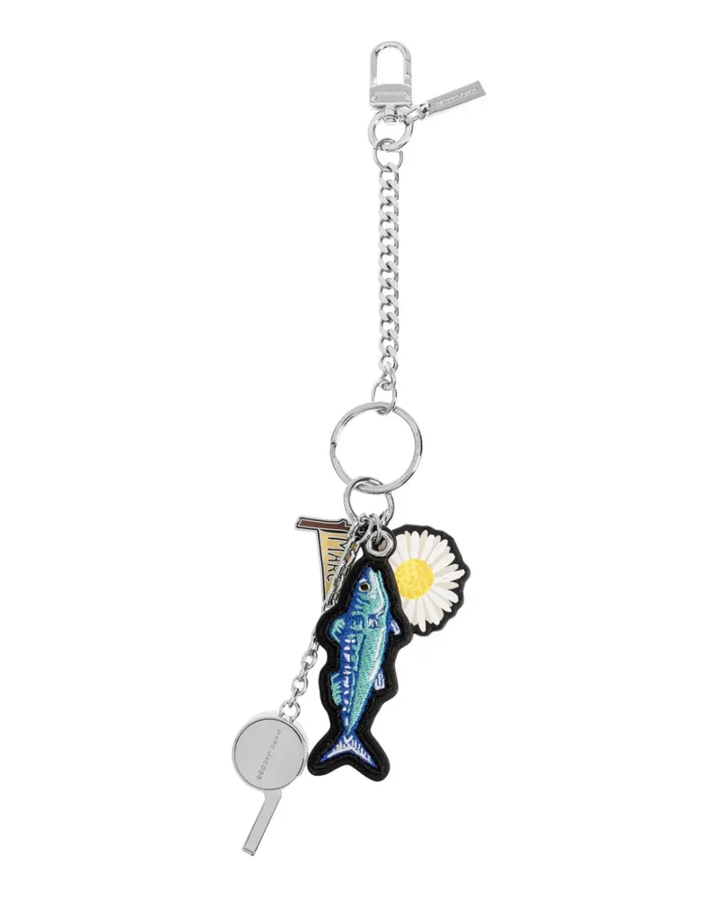 Marc Jacobs Camp Whistle Cluster Taschenanhänger - Silber Silber