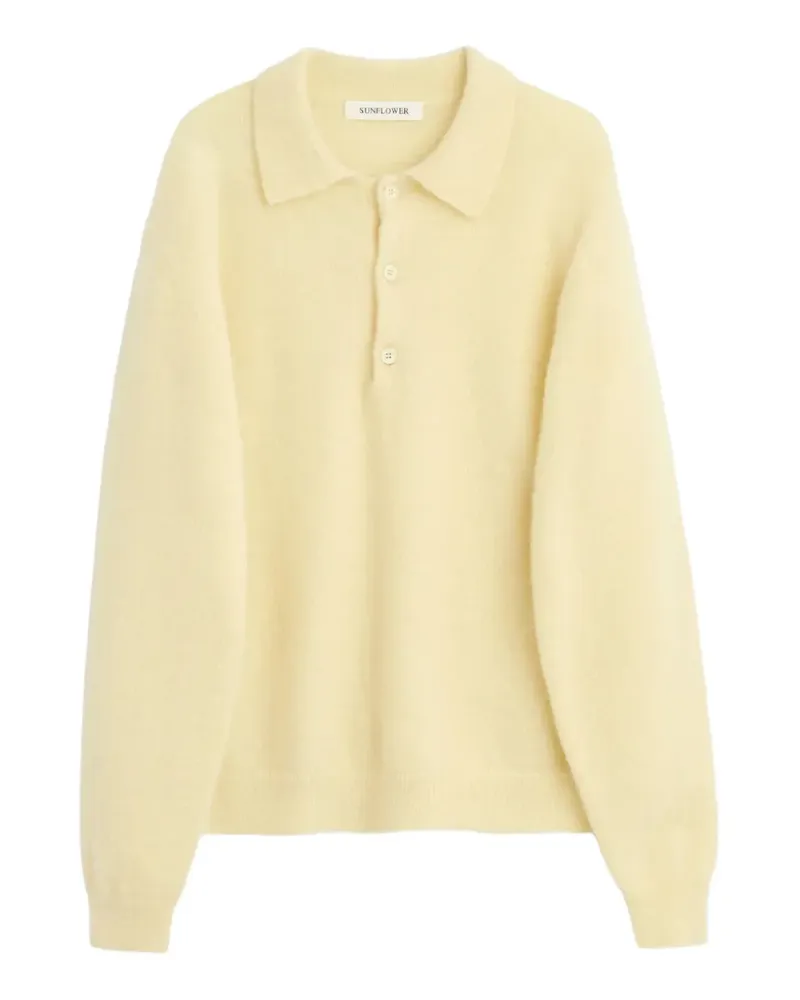 Sunflower Pullover mit Polokragen - Gelb Gelb