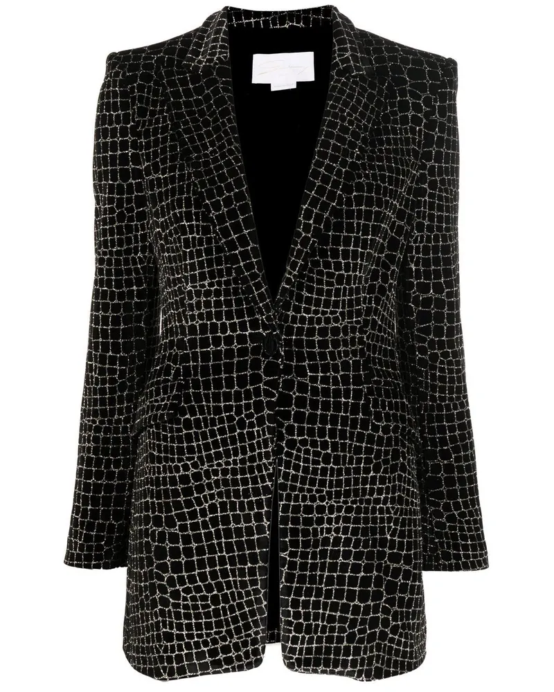 Genny Doppelreihiger Blazer Schwarz