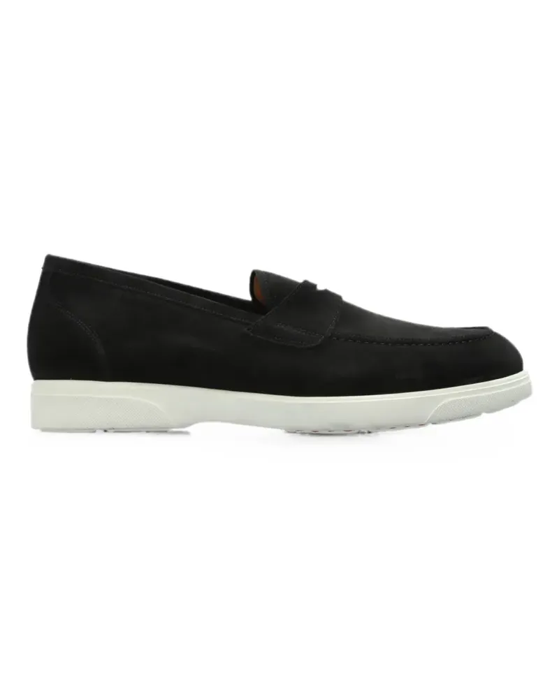 Kiton Loafer aus Wildleder - Schwarz Schwarz