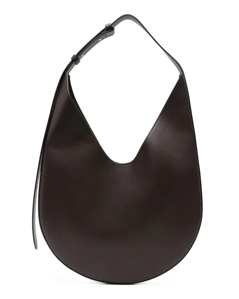Aesther Ekme crescent suede tote bag - Braun Braun