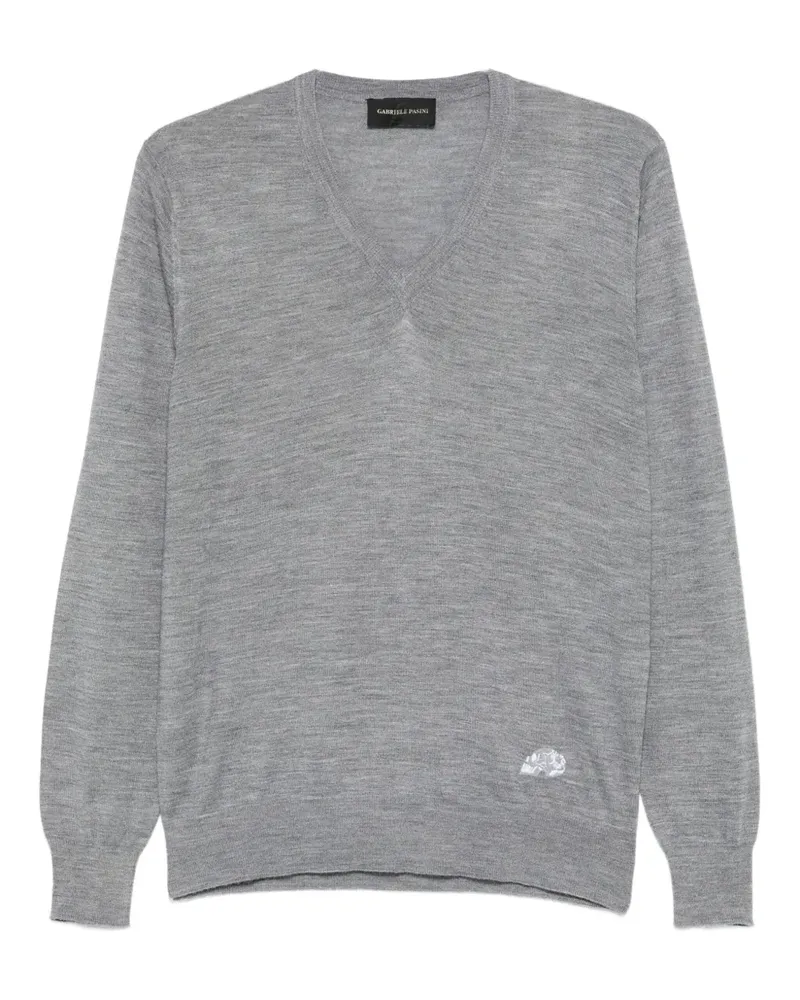 Gabriele Pasini Pullover mit V-Ausschnitt - Grau Grau