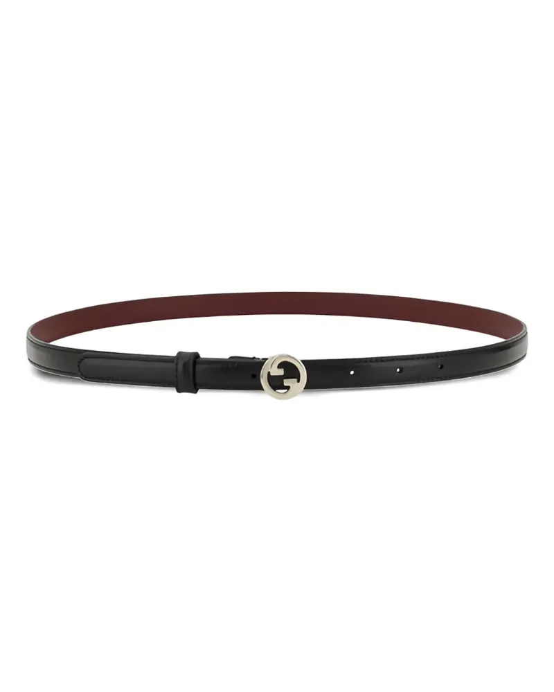 Gucci Gürtel aus Leder - Schwarz Schwarz