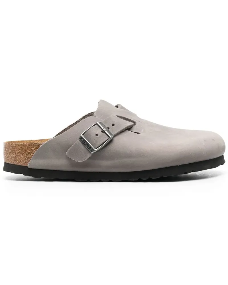 Birkenstock Boston Clogs - Grau Grau