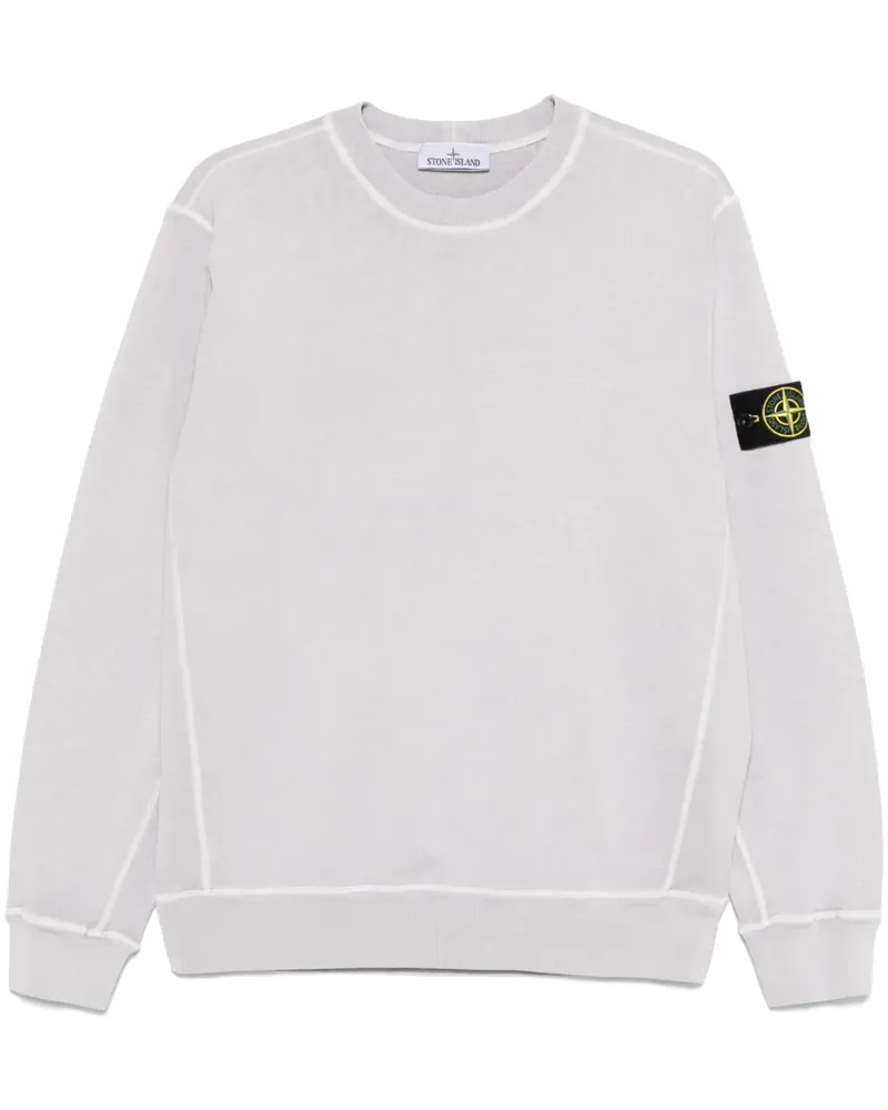 Stone Island Sweatshirt aus Malfilé-Fleece - Violett Violett