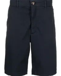 Brunello Cucinelli Halbhohe Chino-Shorts Blau