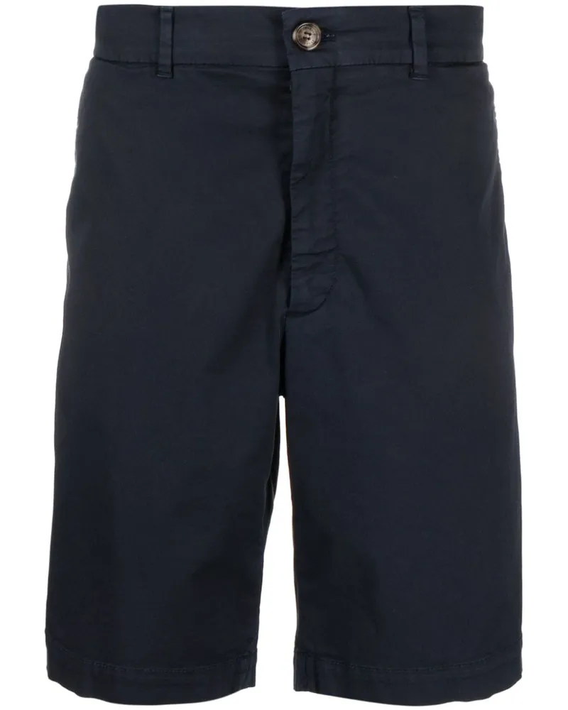 Brunello Cucinelli Halbhohe Chino-Shorts - Blau Blau